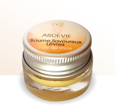 Baume savoureux lèvres joie de vivre image